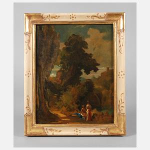 Mädchen in spätsommerlicher Landschaft