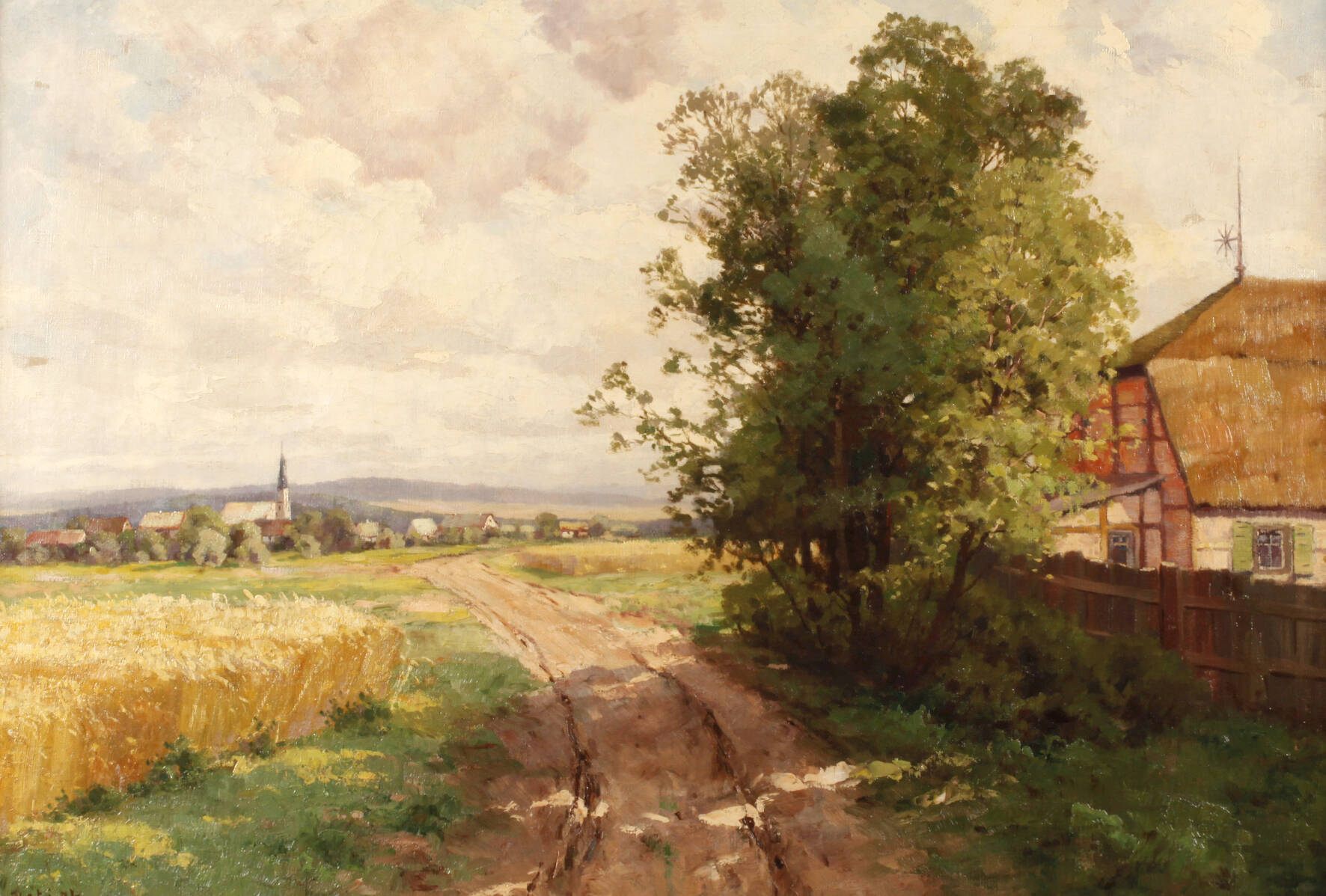 Weite Sommerlandschaft