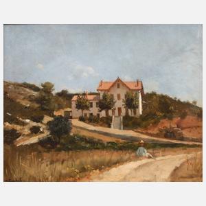 Einsames Haus in den Bergen