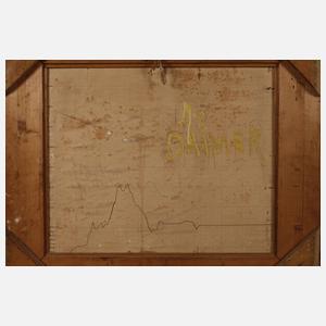 Baumgruppe in Sommerlandschaft