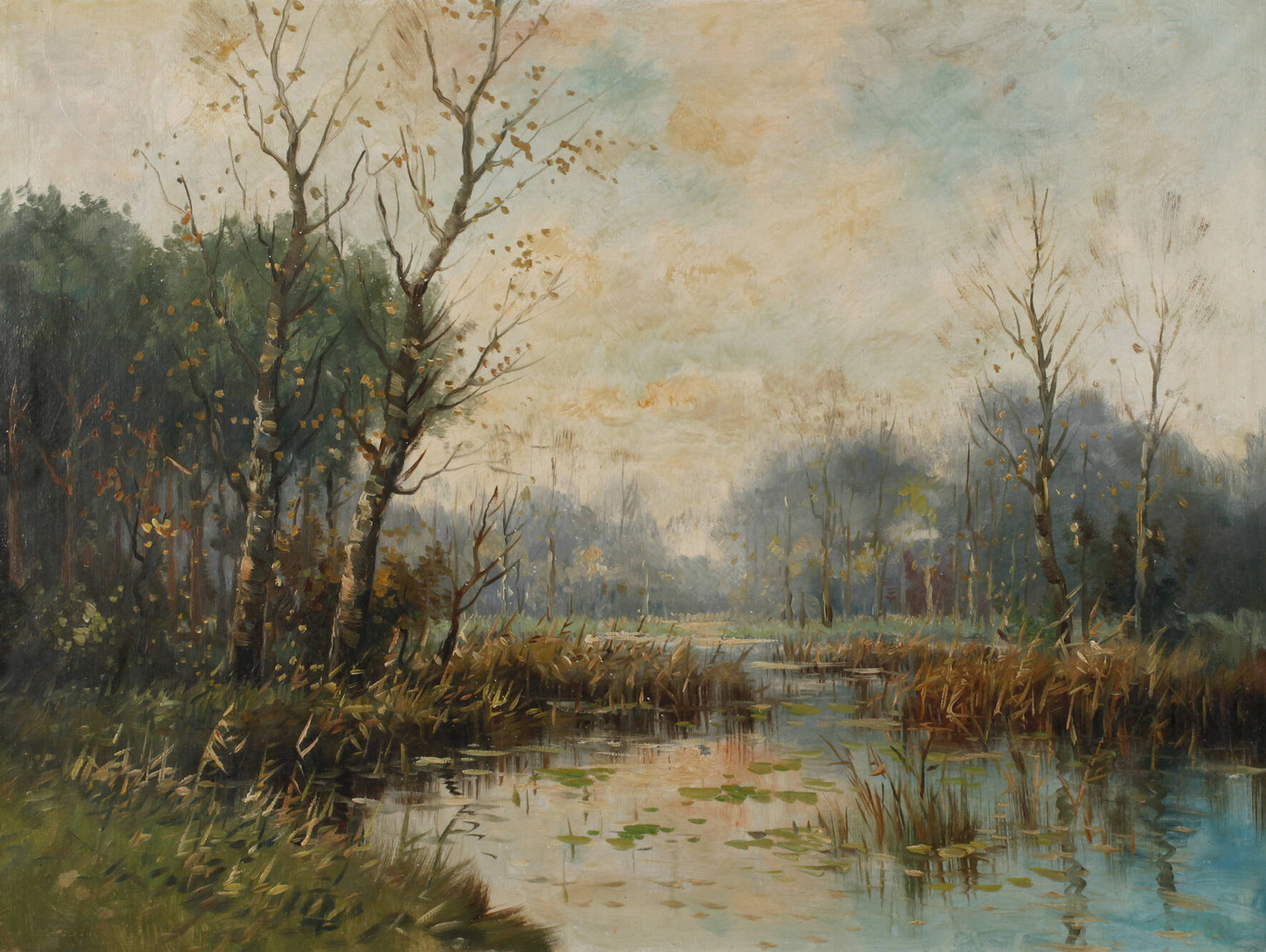 Herbstliche Sumpflandschaft