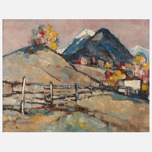 Expressive Hochgebirgslandschaft