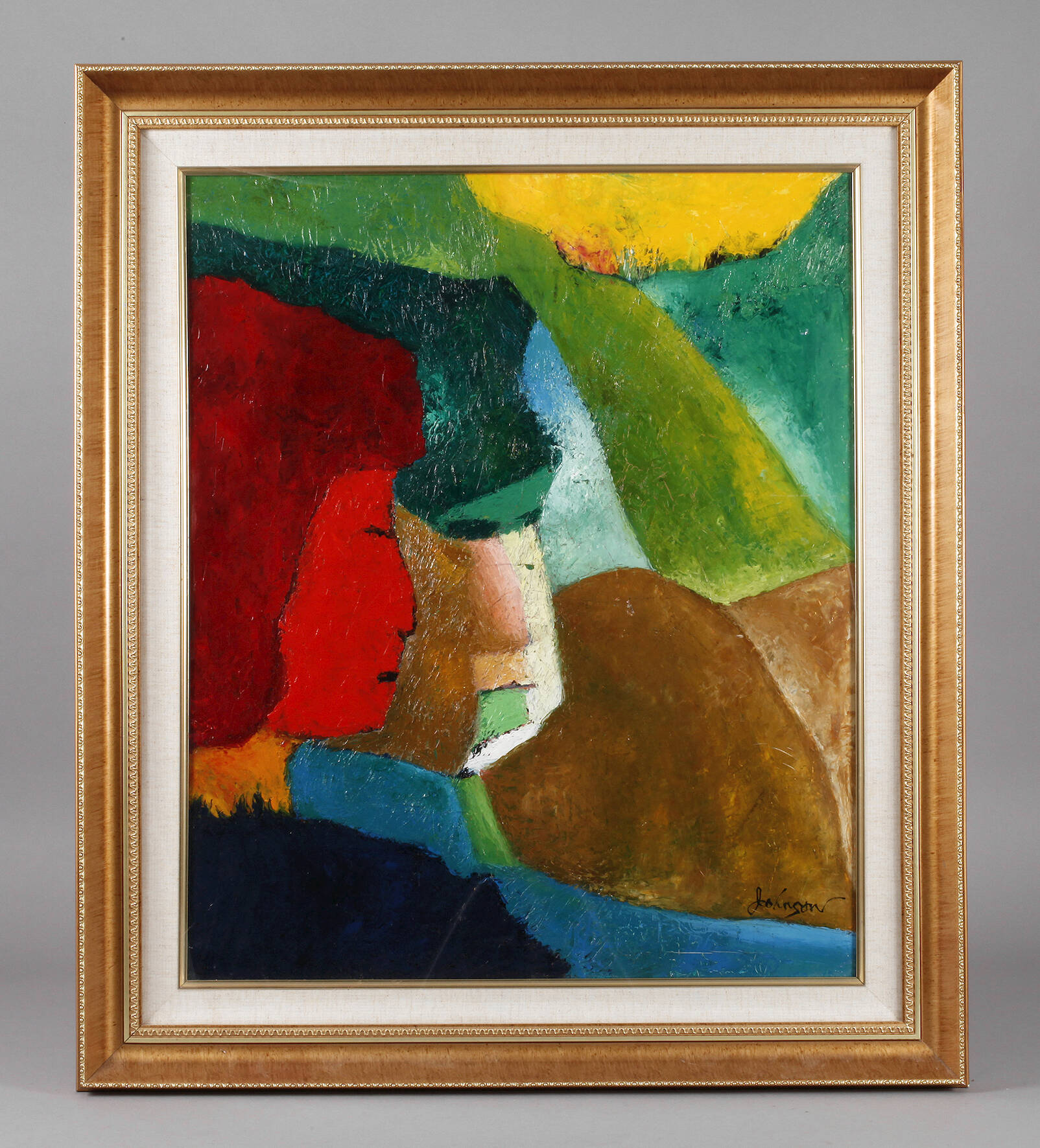 Expressive Portraits vor Sommerlandschaft