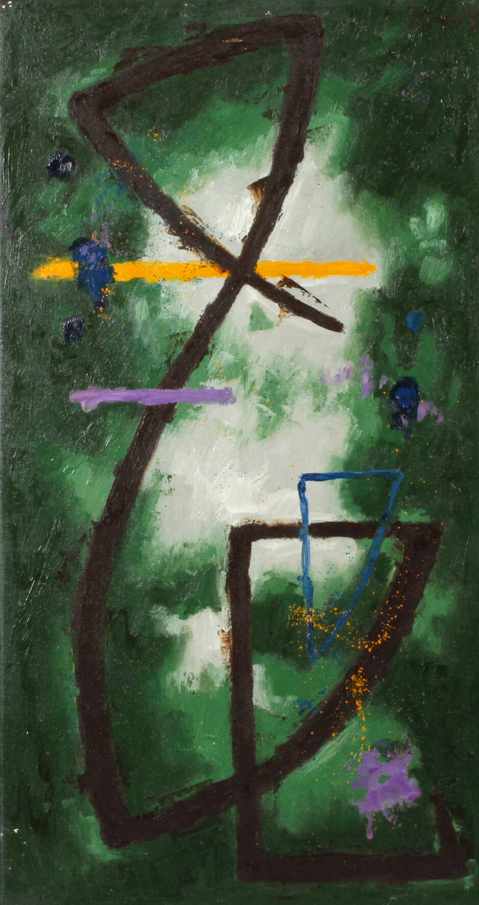 Hans Heyer, Abstrakte Komposition