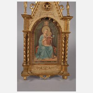 Neogotischer Architekturrahmen Ende 19. Jh.