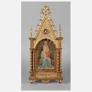 Neogotischer Architekturrahmen Ende 19. Jh.