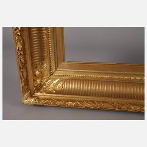 Französischer Goldstuckrahmen um 1860