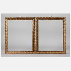 Zwei Goldstuckleisten Historismus um 1890