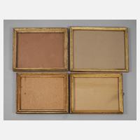 Konvolut vier kleine Berliner Leisten 2. Hälfte 19. Jh.111