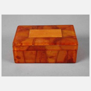 Kleine Schatulle Bernstein