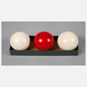 Drei Billardkugeln
