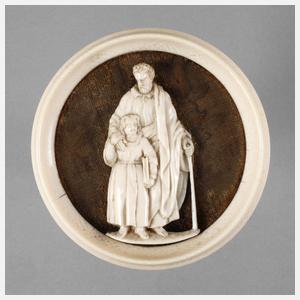 Barockes Elfenbeinrelief