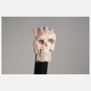 Spazierstock Memento Mori