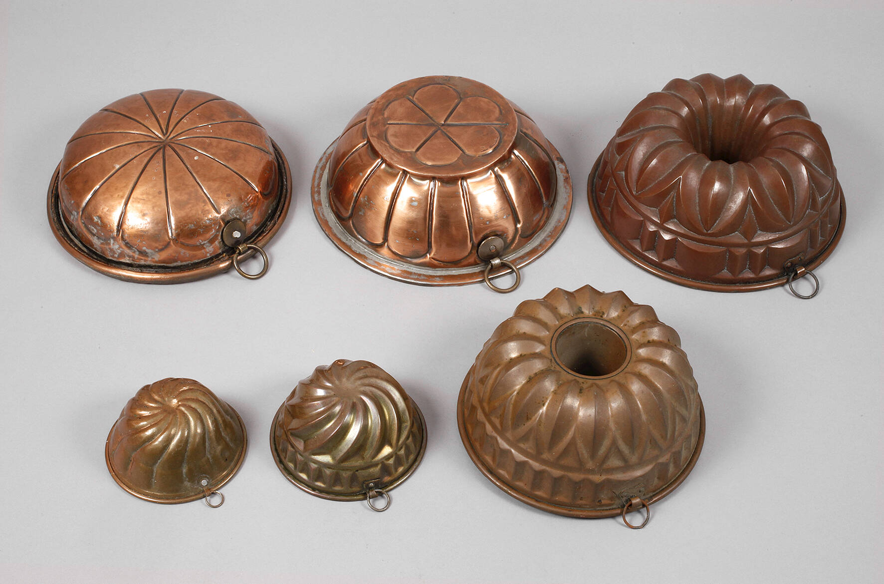 Konvolut Kupferbackformen