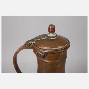 Große barocke Kupferkanne