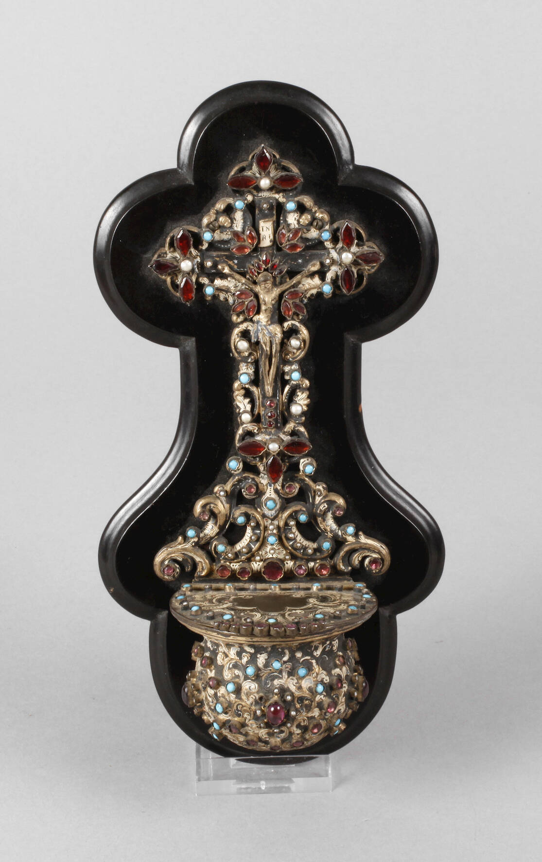 Kleines Weihwassergefäß Silber