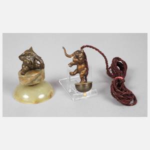 Klingelknopf und Tischzier