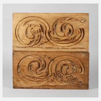 Zwei Tragant- oder Marzipanmodel 19. Jh.111