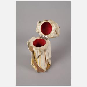 Figürliche Deckeldose