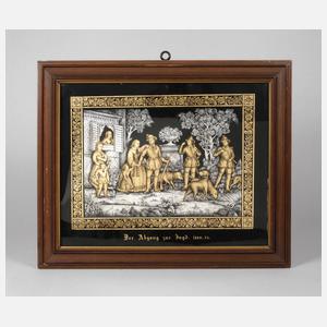 Hinterglasmalerei Historismus