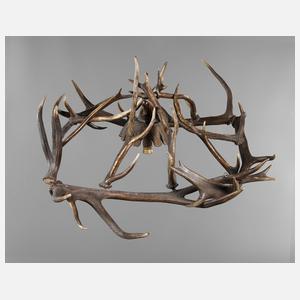 Großer Geweihleuchter