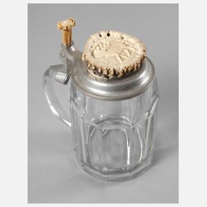 Jagdlicher Bierkrug als Schützenpreis