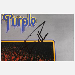 Schallplatte Deep Purple mit Autografen