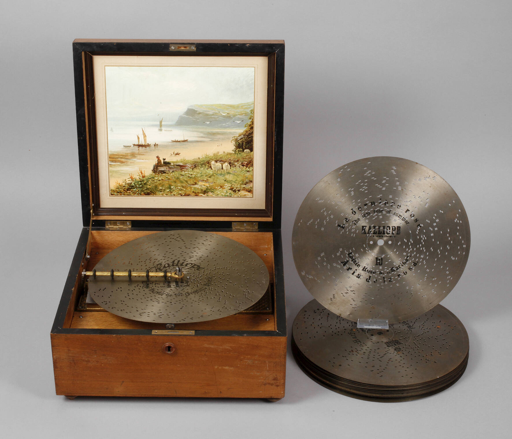 Plattenspieldose Kalliope