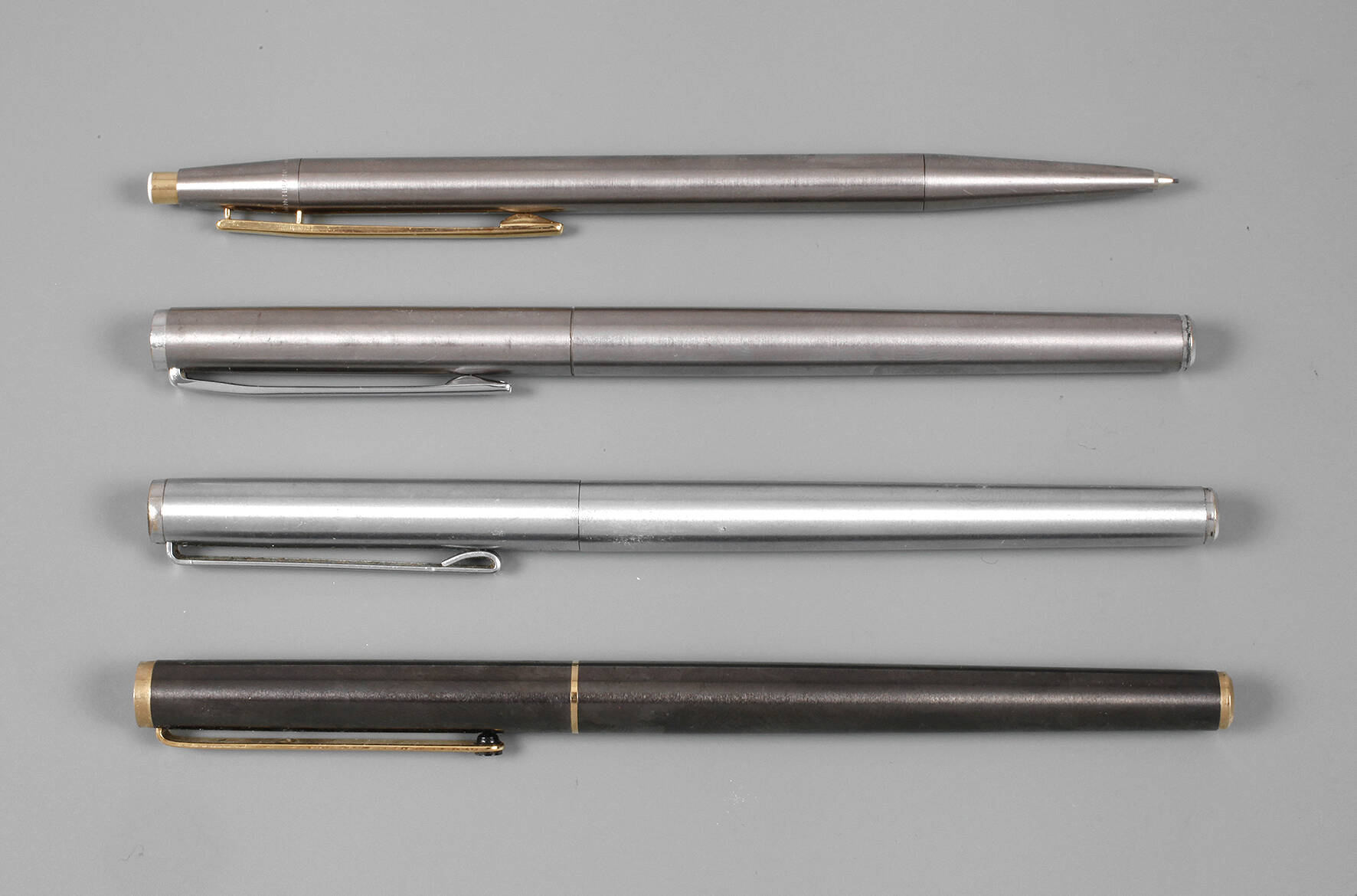 Vier Schreibgeräte Montblanc