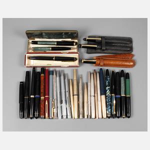 Großes Konvolut Schreibgeräte