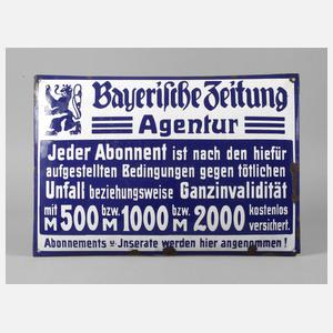 Emailschild Bayerische Zeitung