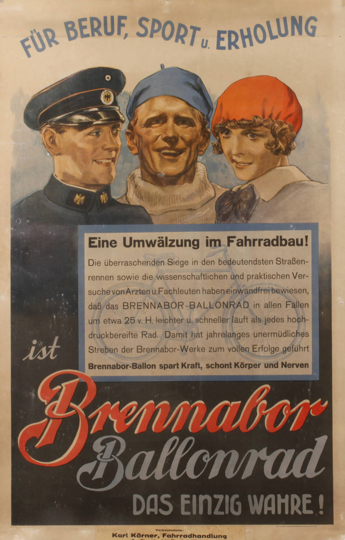 Werbeplakat Brennabor