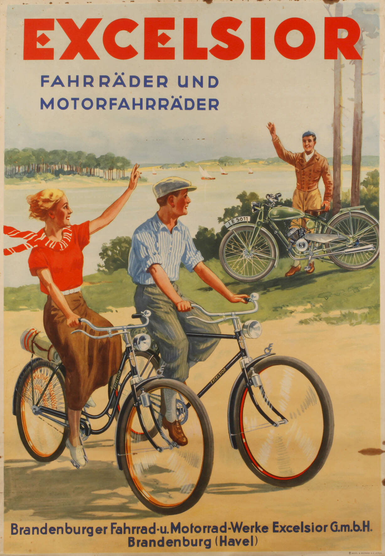 Werbeplakat Excelsior