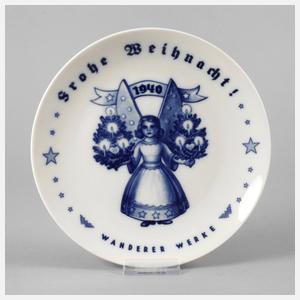 Werbeteller Wanderer