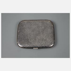 Zigarettenetui in Niellotechnik