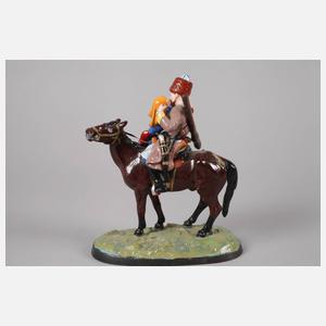 Russische Eisengussfigur