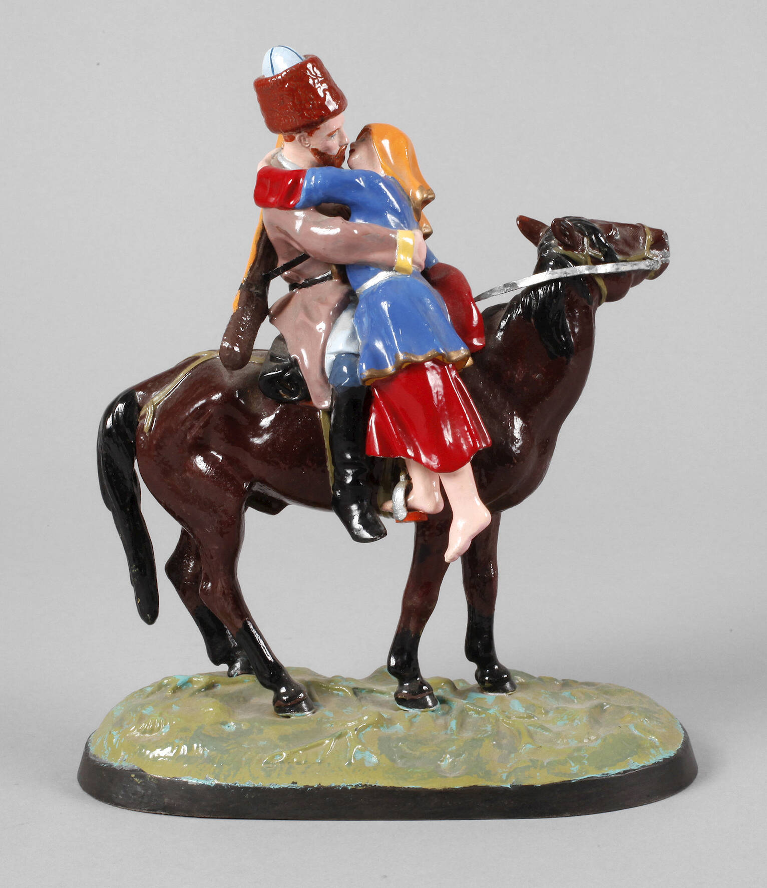 Russische Eisengussfigur