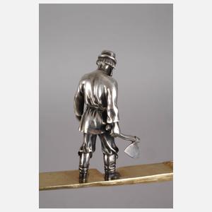 St. Petersburg figürlicher Brieföffner Silber