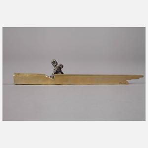 St. Petersburg figürlicher Brieföffner Silber