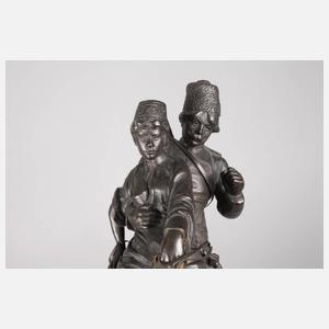 Albert Moritz Wolff, reitendes Kosakenpaar