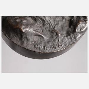 Albert Moritz Wolff, reitendes Kosakenpaar