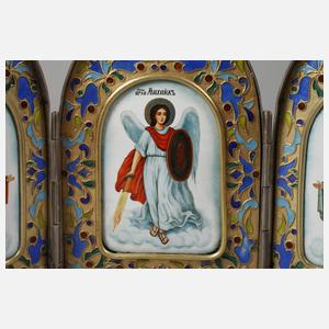 Feiner Reisealtar Silber