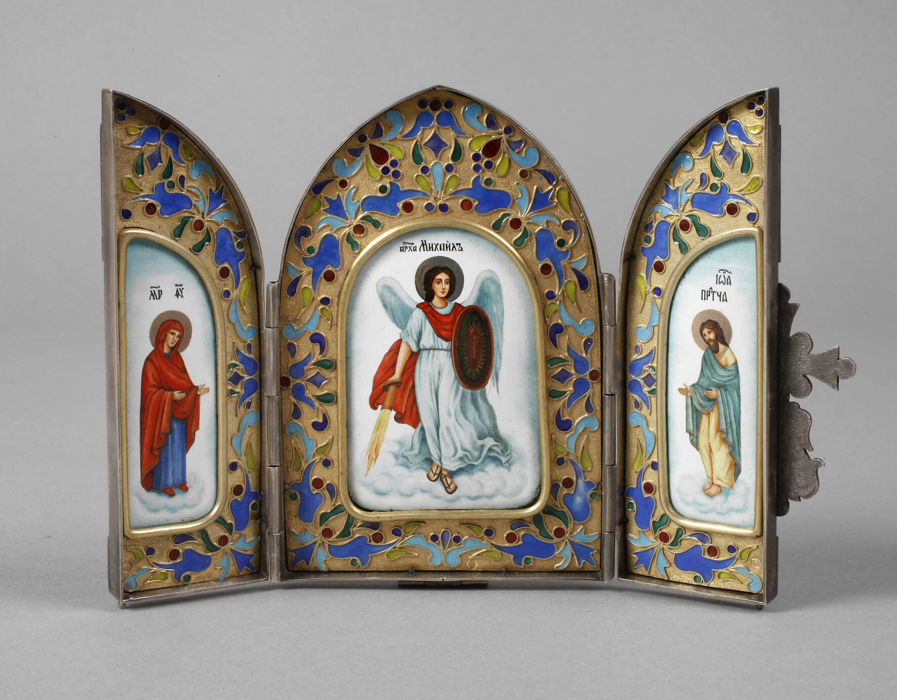 Feiner Reisealtar Silber