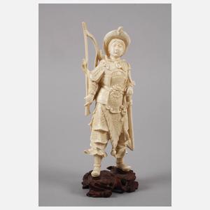 Feine Elfenbeinschnitzerei