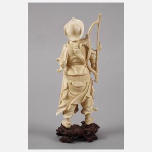 Feine Elfenbeinschnitzerei