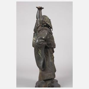 Bronzeplastik Guan Yu