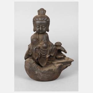 Kleine Gartenplastik