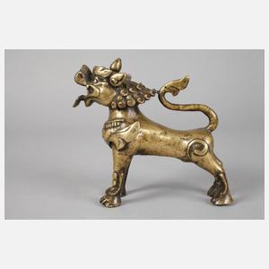 Bronzeplastik Qilin