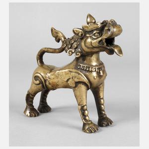 Bronzeplastik Qilin