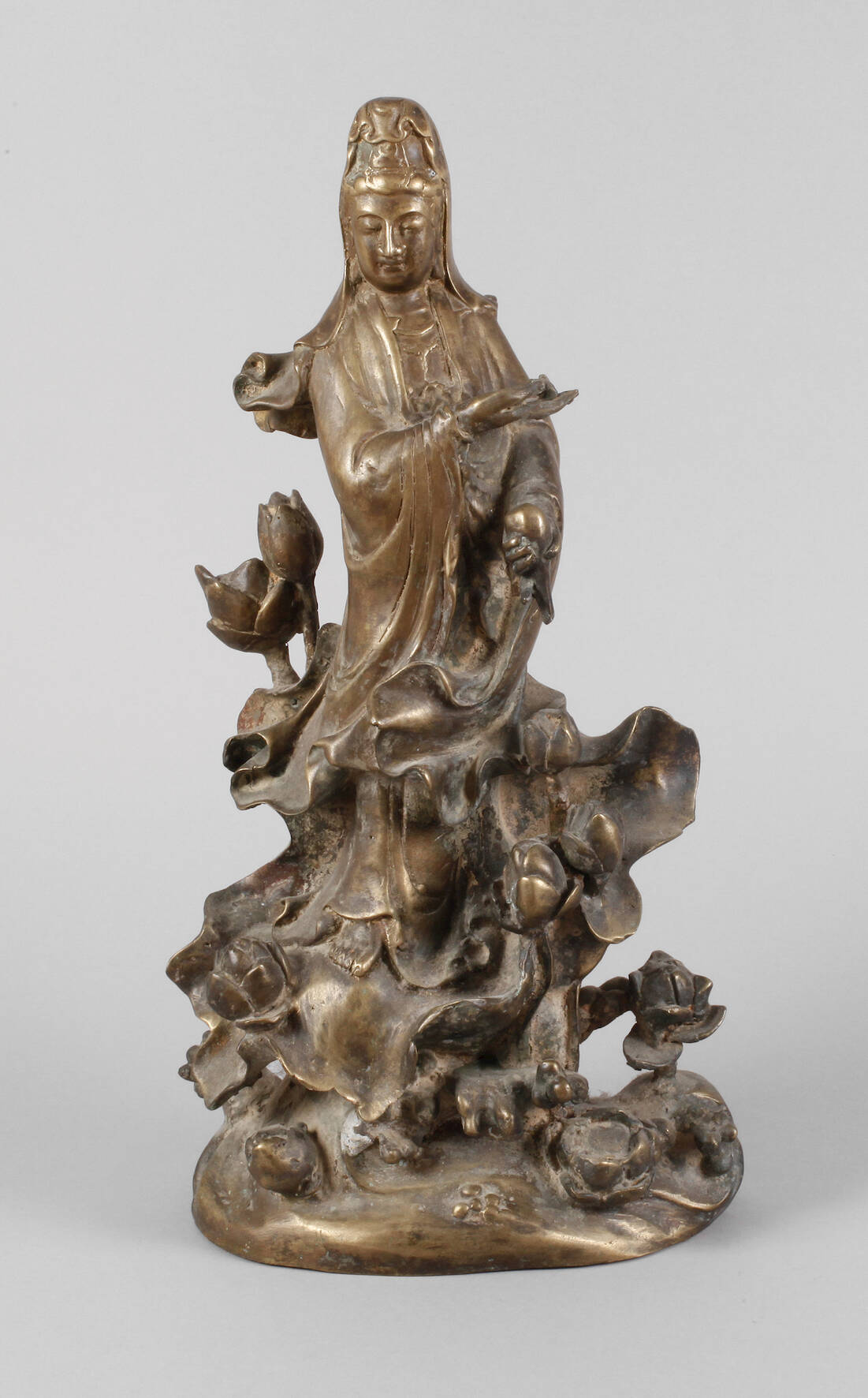 Bronzeplastik Guanyin
